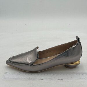 FSJ Women's Loafer Flat Pointed Deco Low Heel Fashion Slip On Dress Driving Offi